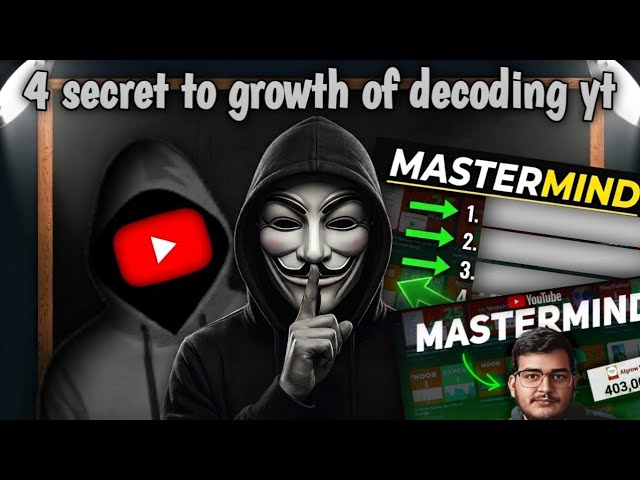  kaise first video me hi lakho me views.   4 secret about decoding yt growth 📈