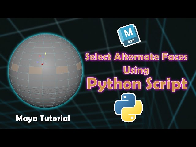 You Won't Believe How Easy Selecting Alternate Faces in Maya is with Python