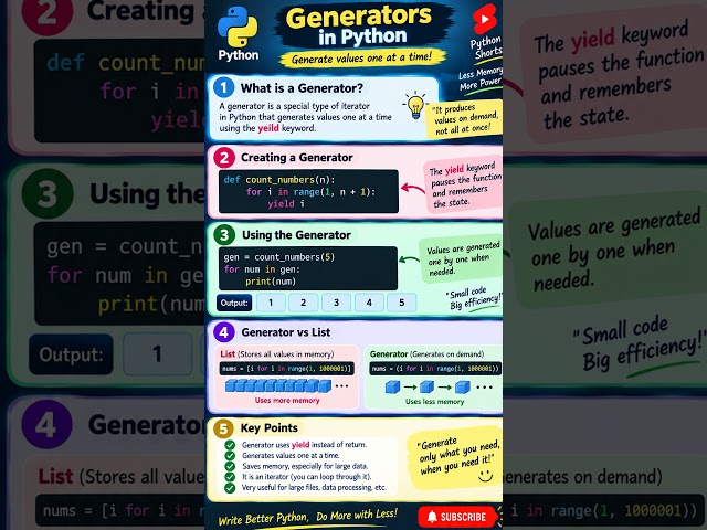 python generators short