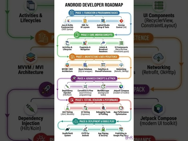 Android Developer Roadmap 2026 📱 | From Beginner to Job-Ready (Complete Guide)
