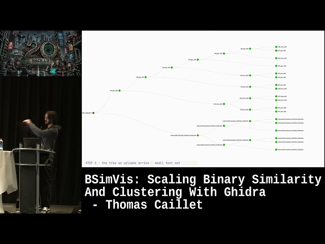 BSimVis: Scaling Binary Similarity And Clustering With Ghidra - Thomas Caillet