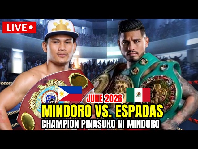 JUNE 1 2026 | MINDORO vs ESPADAS! CHAMPION PINASUKO NI MINDORO 2X BAGSAK!