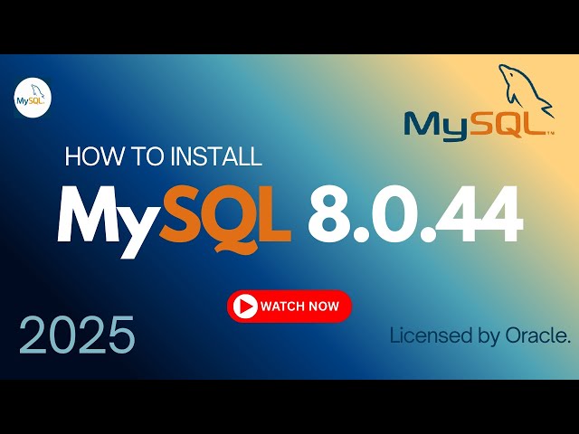 How to Download & Install MySQL on Windows 10/11 | Simple, Quick & Easy Tutorial 2025
