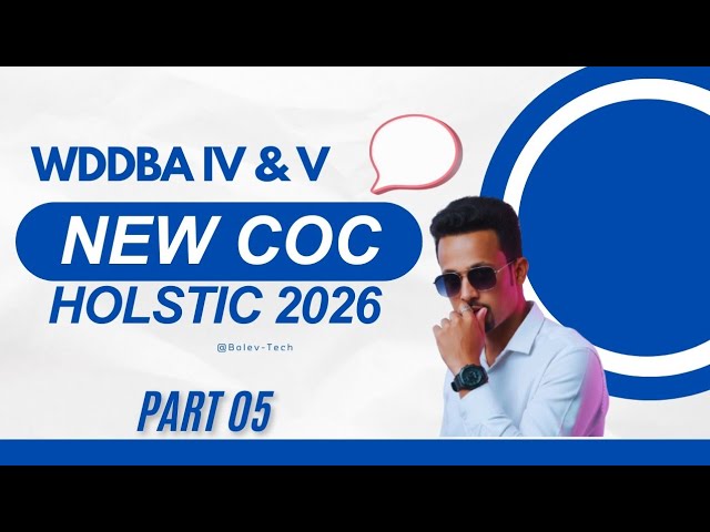 Part 05: New Holistic COC 2026 | Web Development & DBA Level IV-V Theory Exam