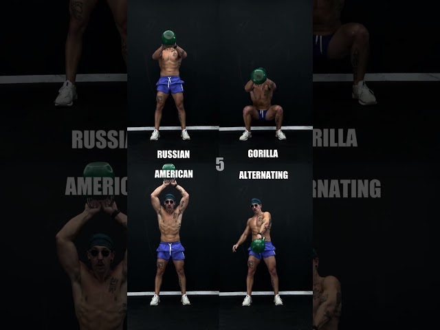 KETTLEBELL SWING VARIATIONS