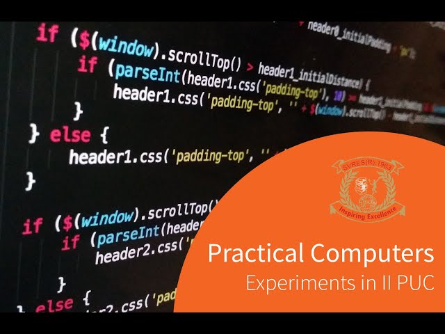 Practical Computers for II PUC:Demonstration of Executing a HTML program