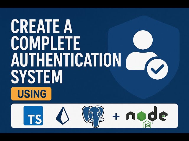Build a Full Auth System in Node.js | TypeScript + Prisma + PostgreSQL + Express | HINDI