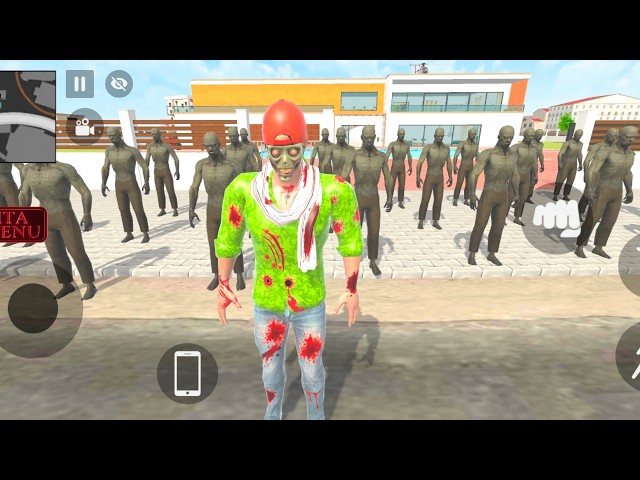 Jack Become Zombie in Indian Theft Auto Simulator Game