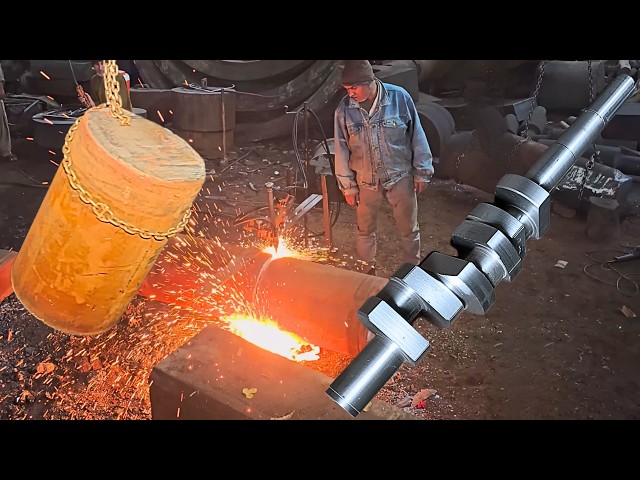 Forged Crankshaft Manufacturing Process | Inside a Heavyweight Metal Forging Factory