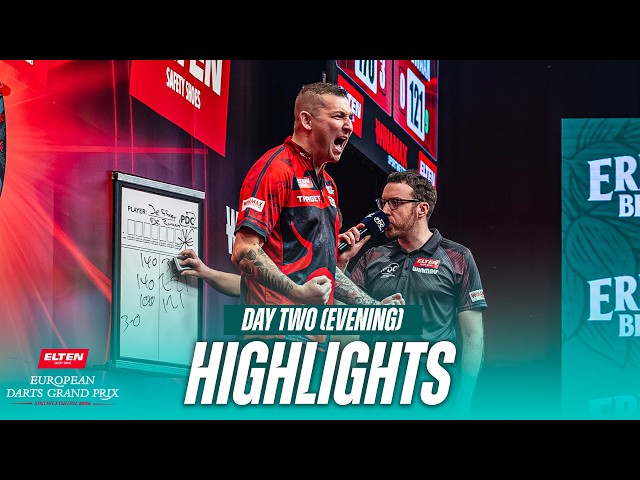 SEEDED SUCCESS! 👏 | 2026 Elten Safety Shoes European Darts Grand Prix | Day Two Evening Highlights
