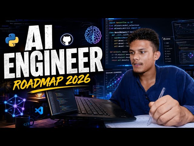 AI Engineer Roadmap 2026 | Complete Roadmap from Python to Generative AI, LLMs & MLOps | In Nepali