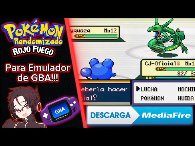 😈Descargar Pokemon Rojo Fuego Randomlocke Español para GBA!