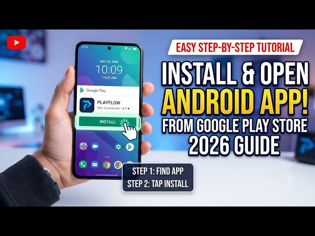 How to Install & Open Any Android App from Google Play Store (2026 Beginner's Guide) | Install app 