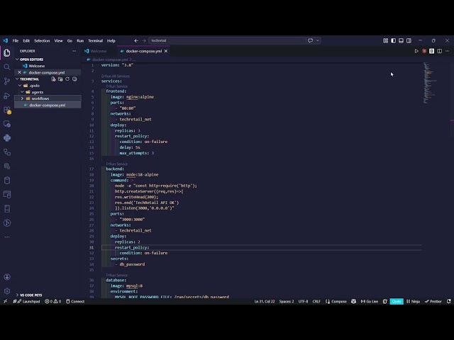 docker compose yml   techretail   Visual Studio Code 2026 05 05 20 48 00