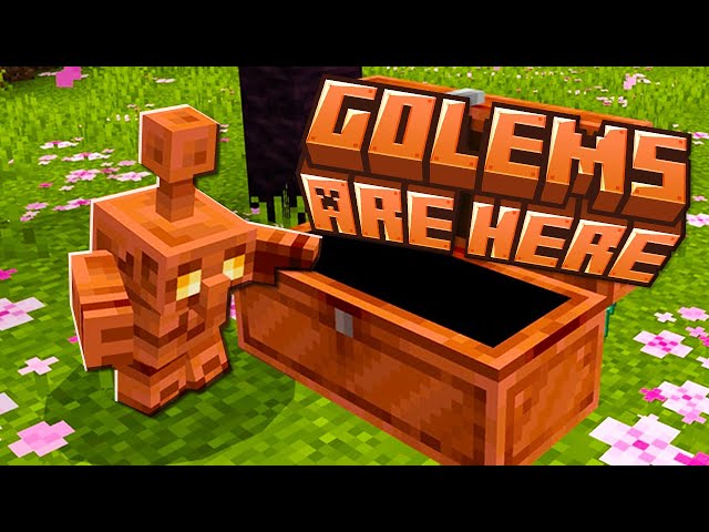 I Test How Far The NEW Copper Golem Can Sort Items!