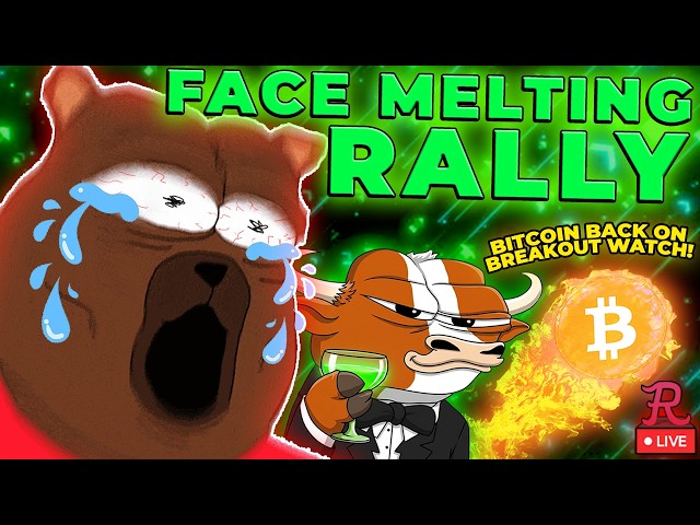 BITCOIN LIVE : BTC BREAKOUT WATCH, STOCK MARKET MELT UP