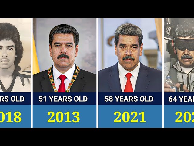 Nikolas Maduro - Transformación de 1 a 64 años (1962-2026)
