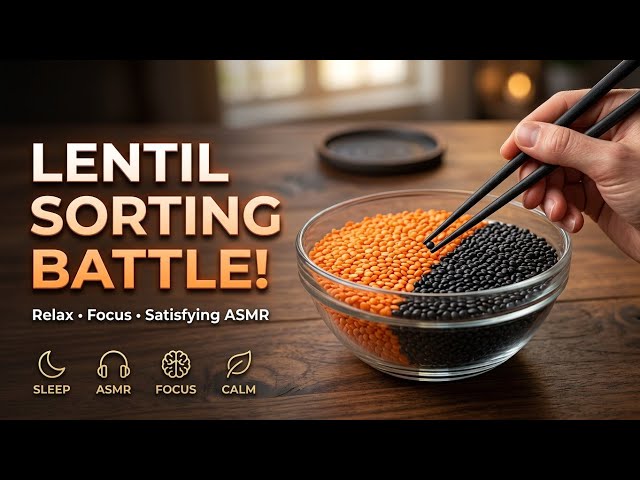 Oddly Satisfying Lentil Sorting LIVE 🫘 | Relaxing Food Separation Challenge