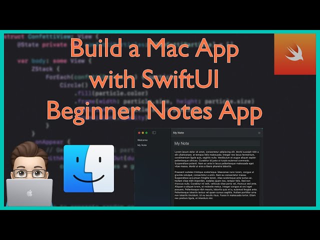 SwiftUI macOS app tutorial: Build a Notes App (Beginner Tutorial – 2025)