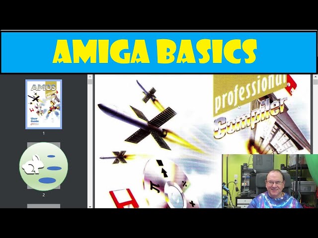Retro Commodore Amiga getting started with BASIC