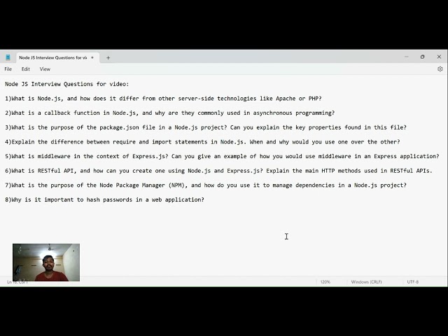 Important Node.js Interview questions!!!!!