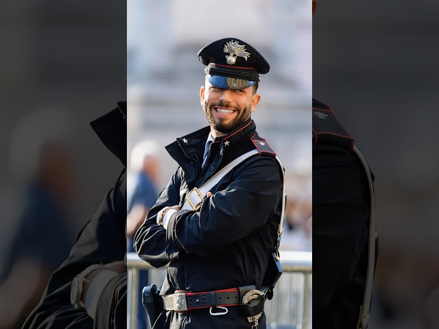 A Gift for an Italian Police Officer ❤️🇮🇹 #carabinieri #cop #police #Italy #photography