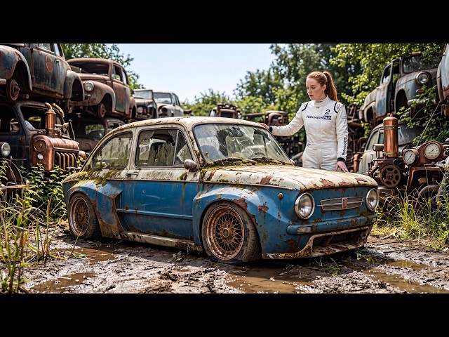 ASMR Car Restoration | Can This Abandoned 1970 Fiat 850 Abarth Coupe Be Saved?