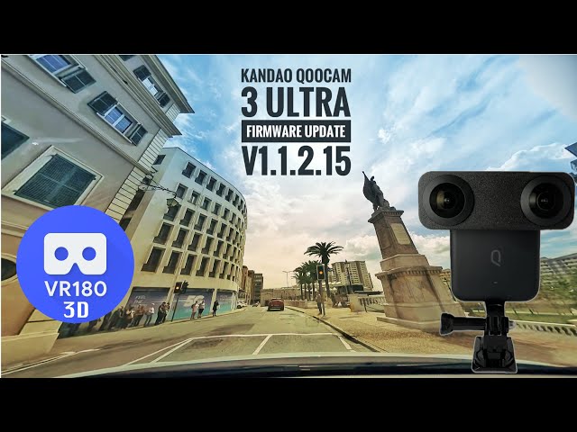 [8K][VR180 3D]Modded QooCam 3 Ultra - firmware update V1.1.2.15