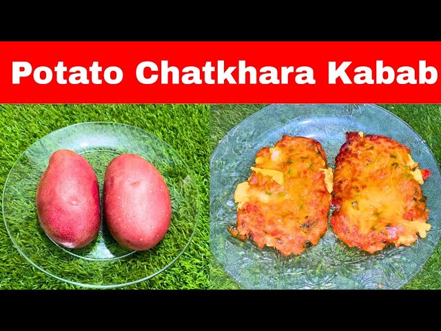 Potato Snacks Recipes | Potato Chatkhara Kabab | Potato Recipes