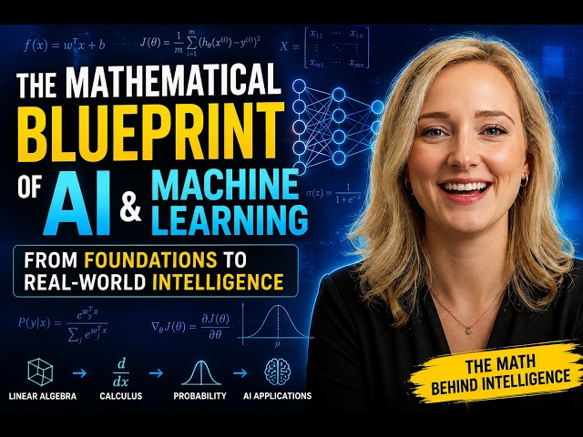 The Mathematical Blueprint of AI & Machine Learning (Complete Guide)