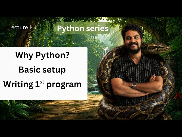Learn Python From Scratch in Hindi 🚀 | Complete Beginner Guide | Lecture 1