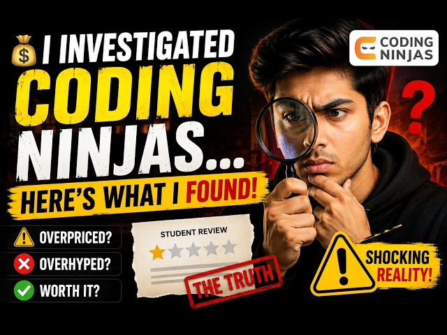 💰 I Investigated Coding Ninjas… Here's What I Found! #codingninja