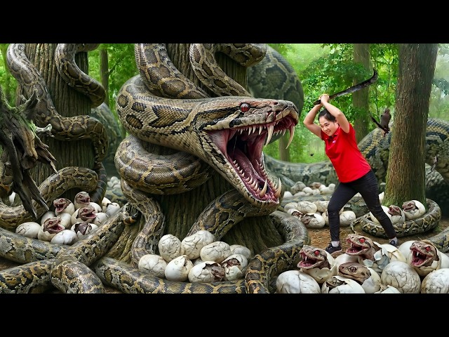 Harvesting Mad Giant Python & Go to Market Sell | 1000+ of Unknown Creatures Hatch From Ancient Eggs