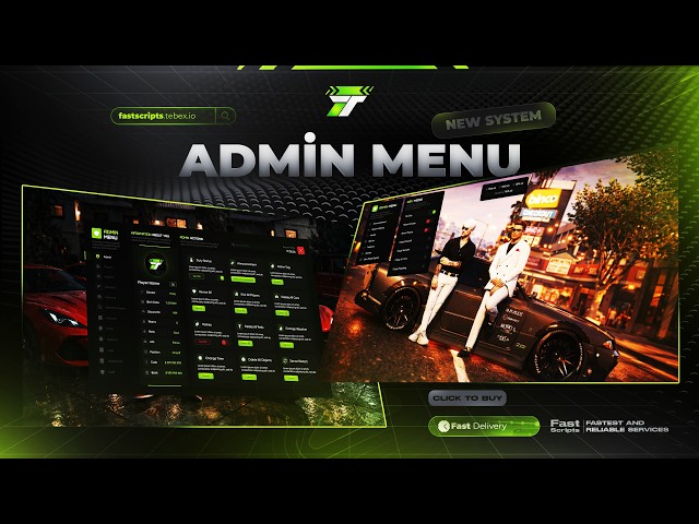 Fivem Admin Menu | Fast Scripts [ESX - QBCore - QBox]