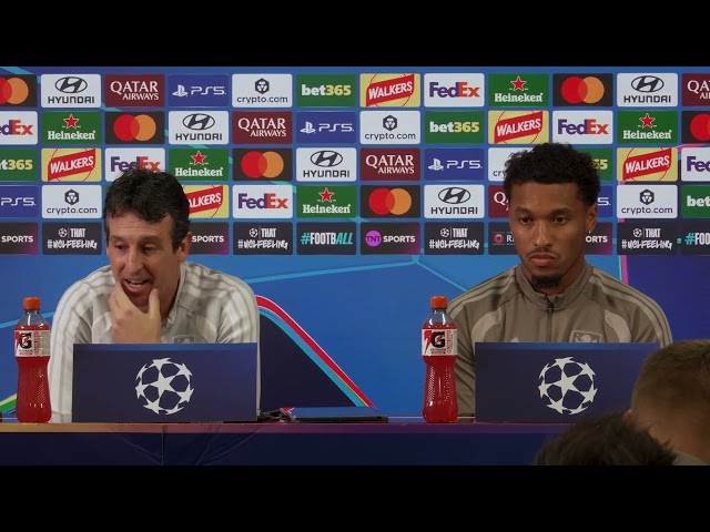 Aston Villa vs Viking | unai Emery & Kamara | Pre Match Press | champions League