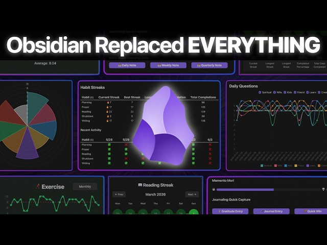 How I Run My Whole Life Out of Obsidian