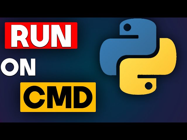 How To Run Python Scripts With The Command Prompt on Windows (+ Export Results into .txt file)