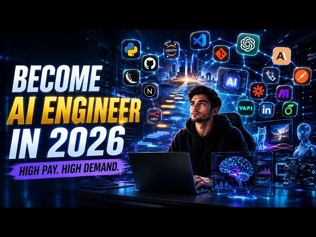 Complete AI Engineer Roadmap 2026 (From Zero to Job Ready)