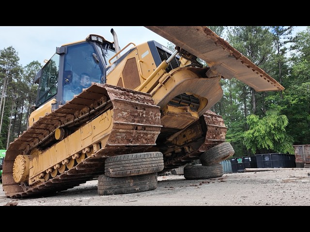 I Tried to Crush Aluminum Wheels with the Dozer! It didn't go as Planned!