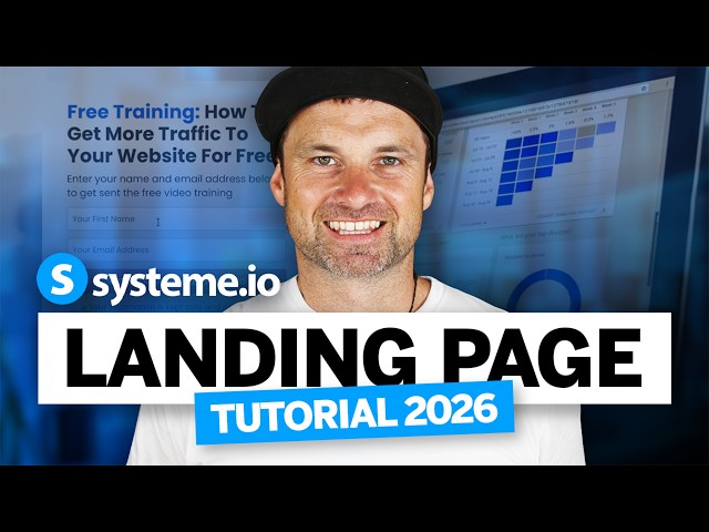 Systeme.io Landing Page Tutorial ✅ Full Step-By-Step Process