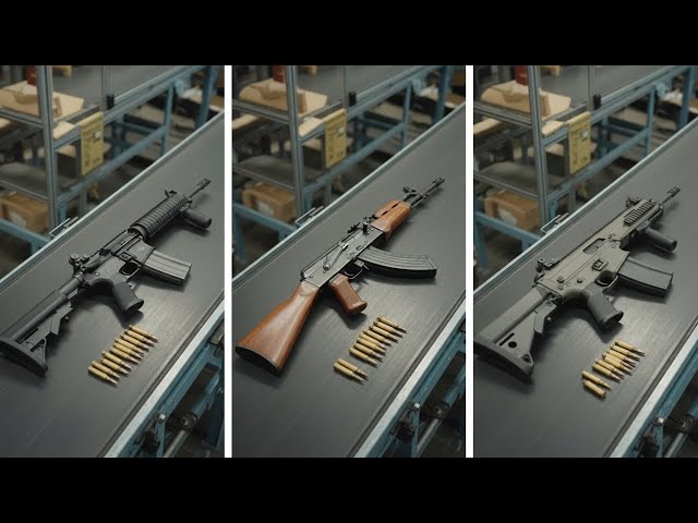 Full Process: Inside Large-Scale Weapon Manufacturing in Modern Industrial Factories