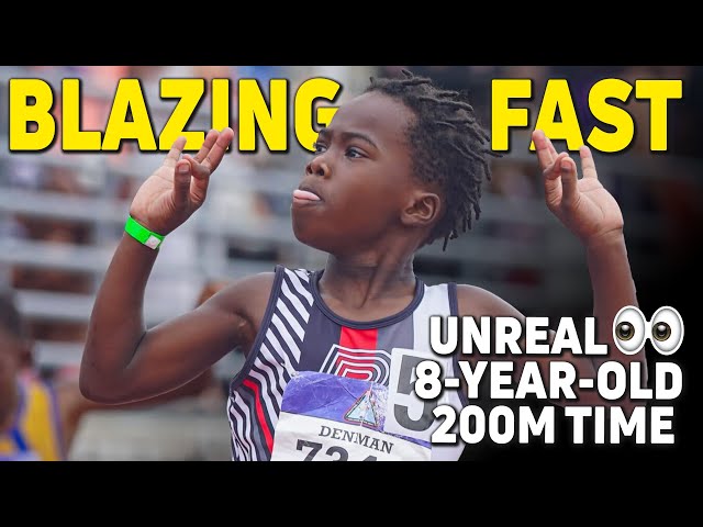 This 8-Year-Old Is Faster Than You, Asher Denman CRUSHES AAU Junior Olympics 200m National Record