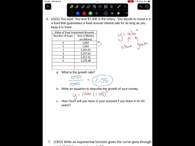 Exponential Word Problem