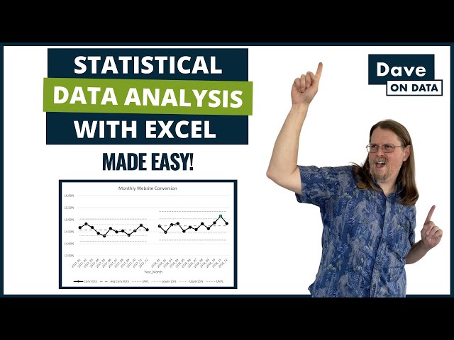 Statistical Data Analysis with Excel Made Easy!