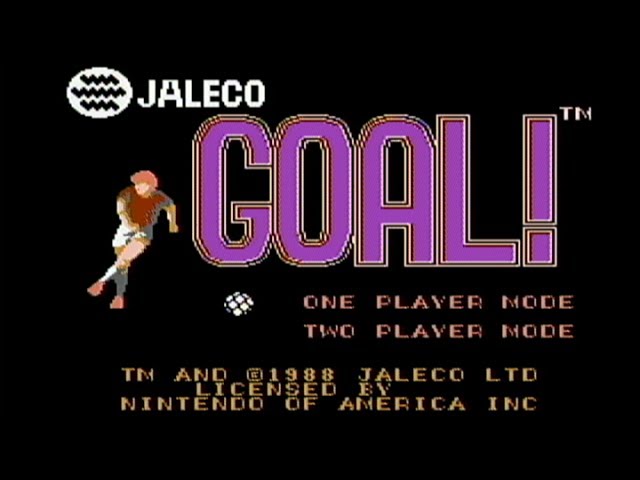 Goal! (NES) - Jaleco, Oct 1989 | NESguide 240p