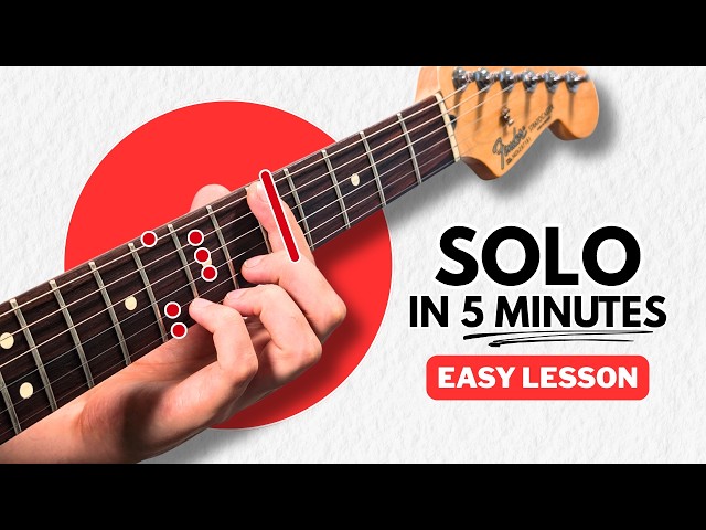 How to Solo (with just 5 Notes) | Easy Guitar Lesson