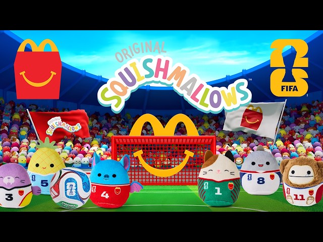 Happy Meal McDonald's Squishmallows World Cup 2026 Edition