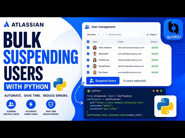 Bulk suspend Atlassian users with Python