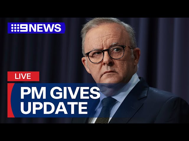 #LIVE: PM Albanese provides update on Bondi Beach shooting | 9 News Australia