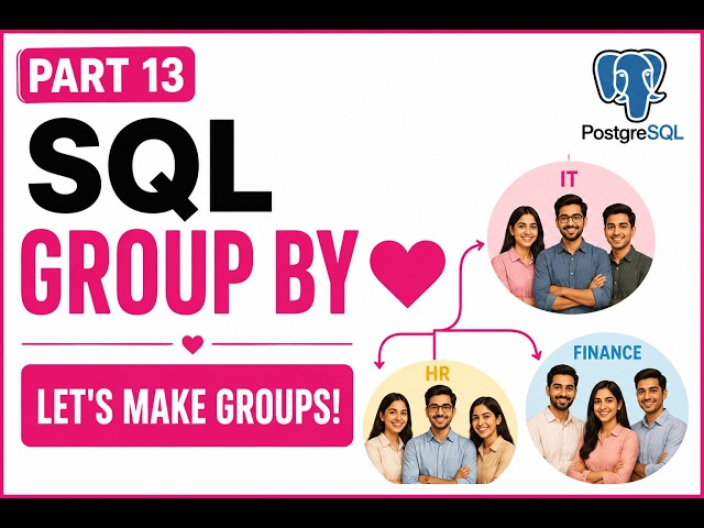SQL part 13 : GROUP BY #sql